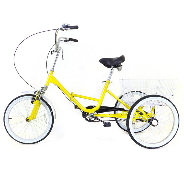 CNCEST Triciclo per adulti 6 velocità 3 ruote bicicletta